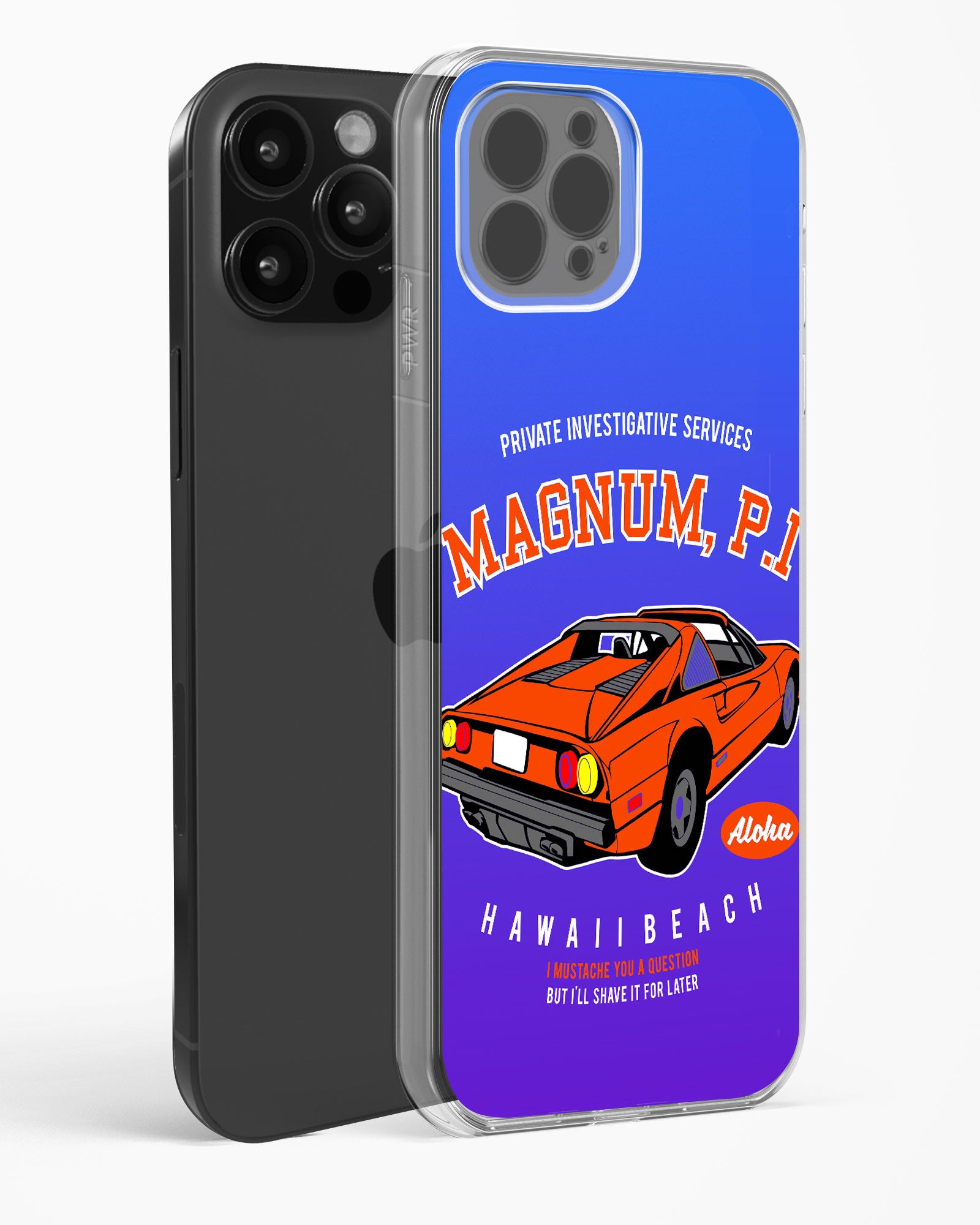 Magnum PI Aloha Clear Silicone Case