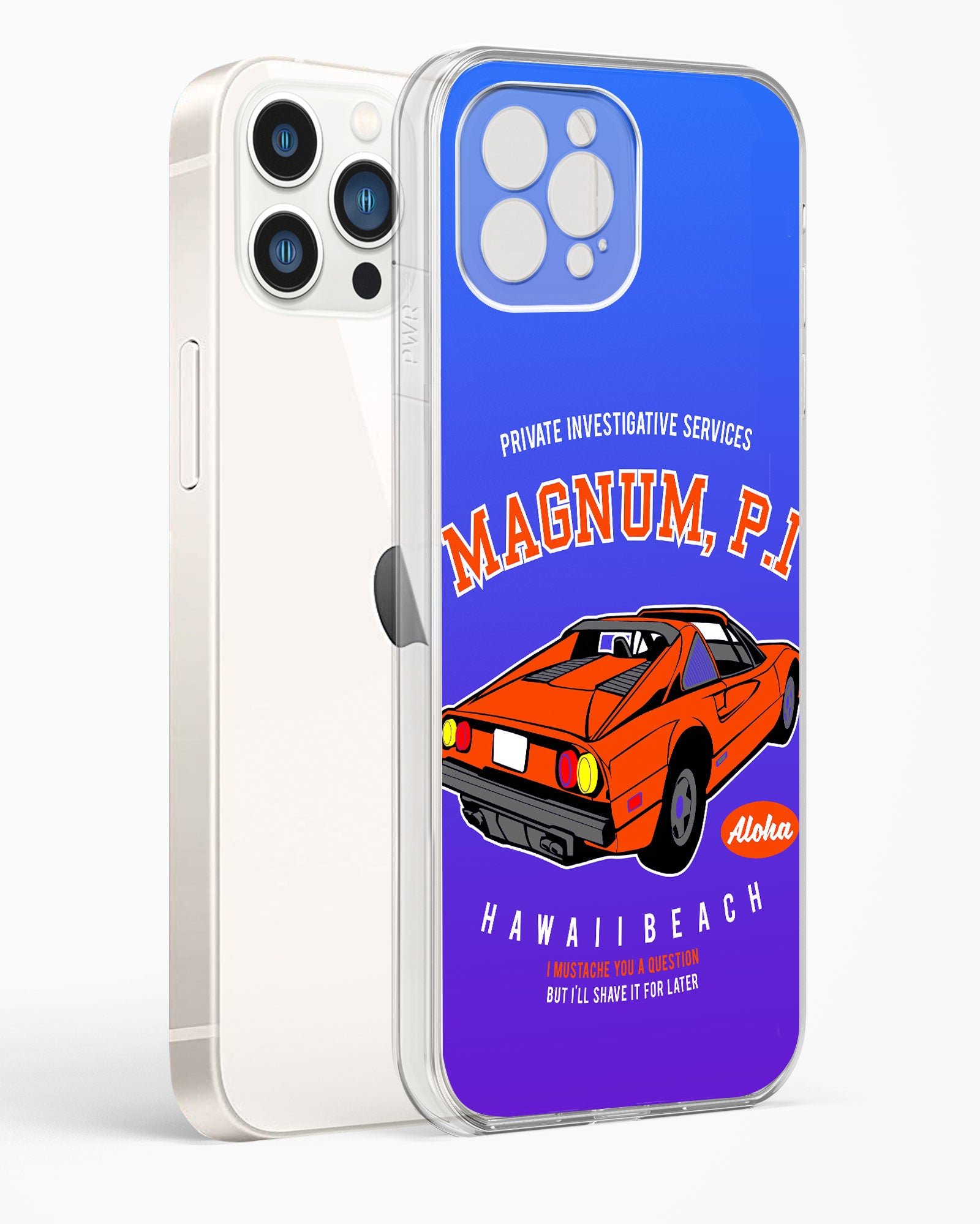 Magnum PI Aloha Clear Silicone Case