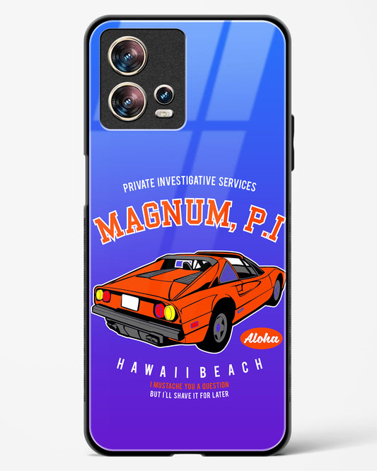 Magnum PI Aloha Glass Phone Case-Motorola Edge 30 Fusion