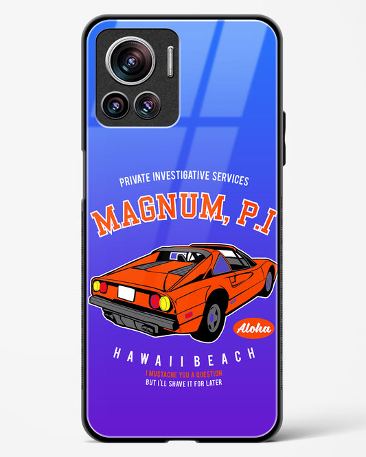 Magnum PI Aloha Glass Phone Case-Motorola Edge 30 Ultra