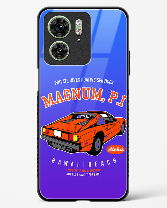 Magnum PI Aloha Glass Phone Case-Motorola Edge 40