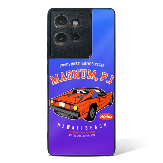 Magnum PI Aloha Glass Phone Case-Motorola Edge 50