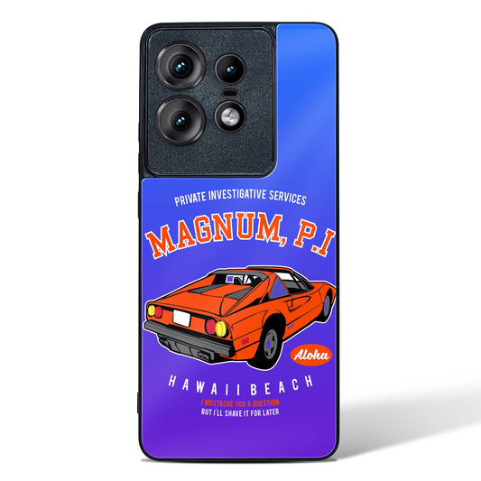 Magnum PI Aloha Glass Phone Case-Motorola Edge 50 Pro