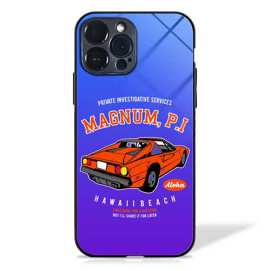 Magnum P.I. Detective Classic Automotive Glass Case
