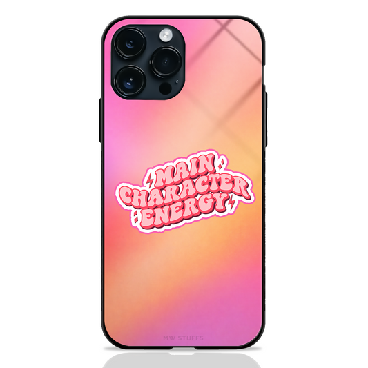 Main Character Glow Glass Case