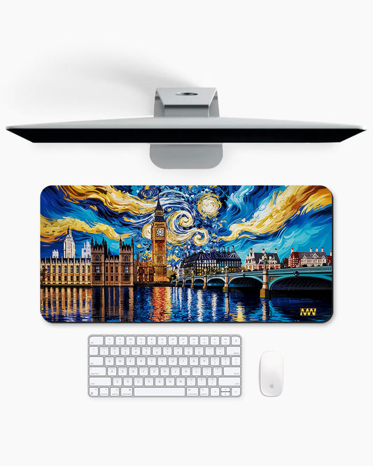 Majesty Starry Skies Over Westminster Deskmat