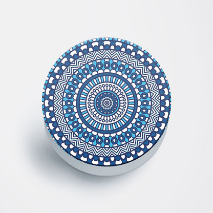 Mandala Artistry Flat Pop Holder