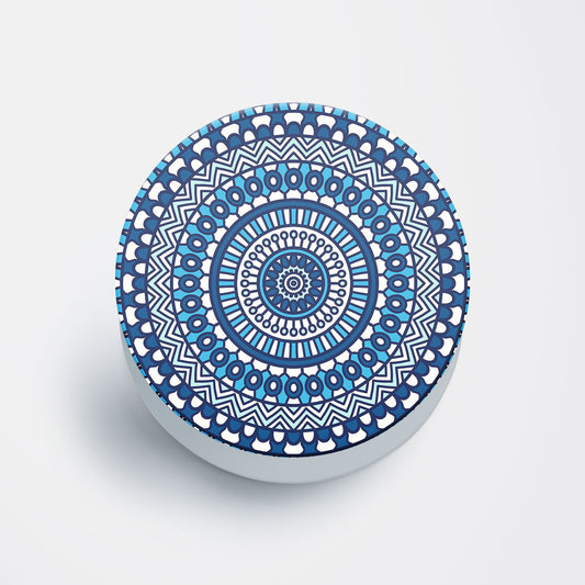Mandala Artistry Flat Pop Holder
