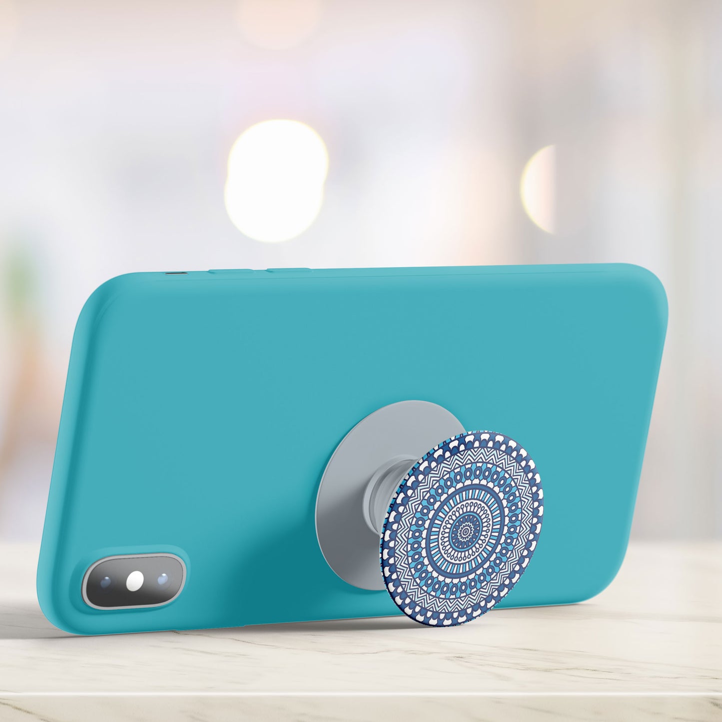 Mandala Artistry Flat Pop Holder