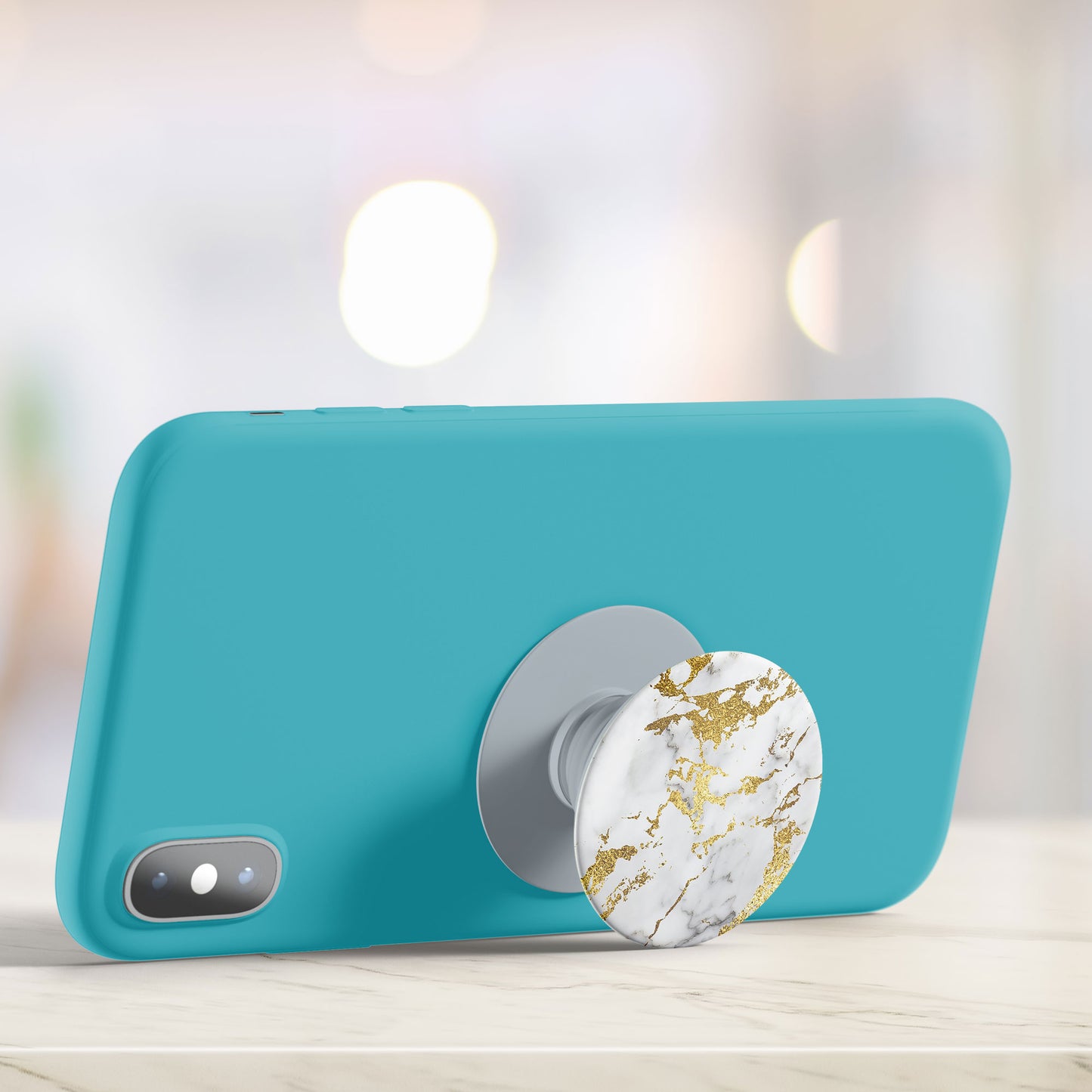 Marble Luxe Flat Pop Holder