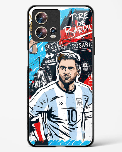 Messi Inspired Art Glass Phone Case-Motorola Edge 30 Fusion