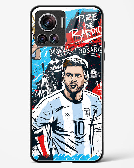 Messi Inspired Art Glass Phone Case-Motorola Edge 30 Ultra