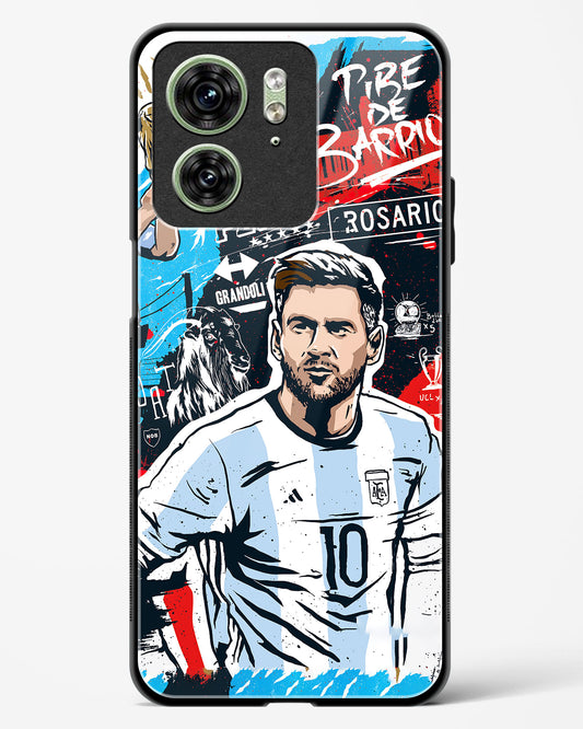 Messi Inspired Art Glass Phone Case-Motorola Edge 40