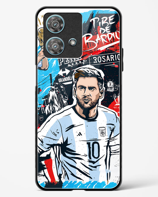Messi Inspired Art Glass Phone Case-Motorola Edge 40 Neo
