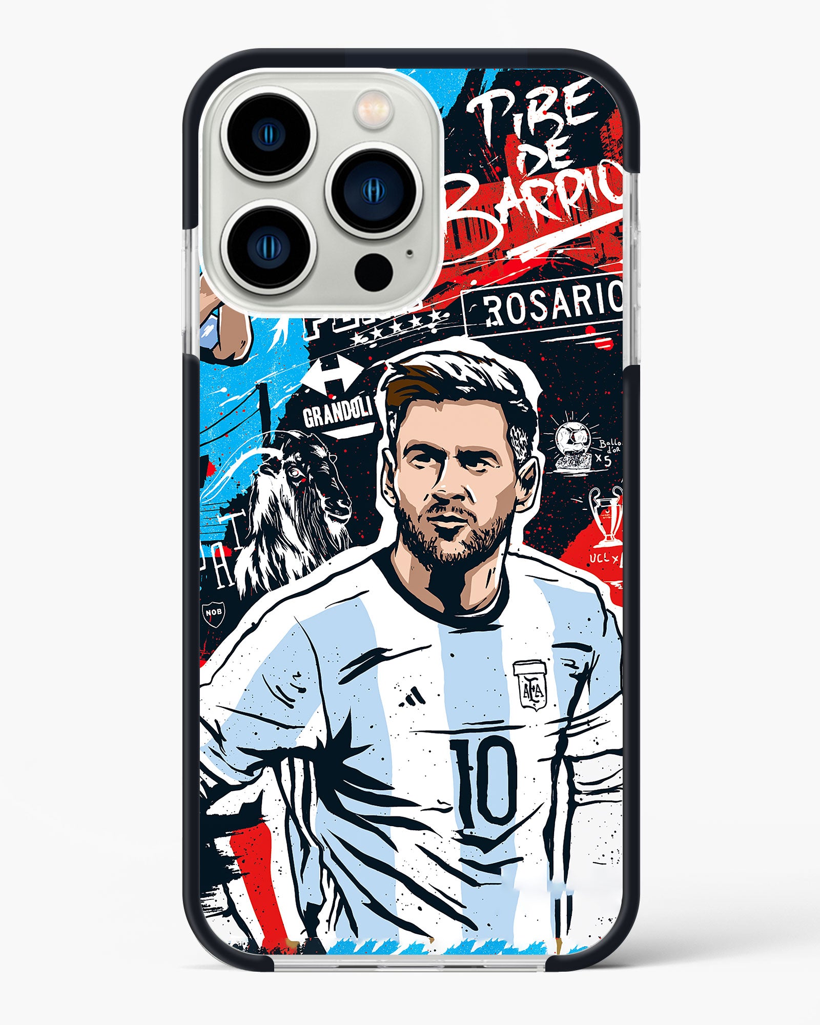 Messi Inspired Art Impact Drop Protection Case