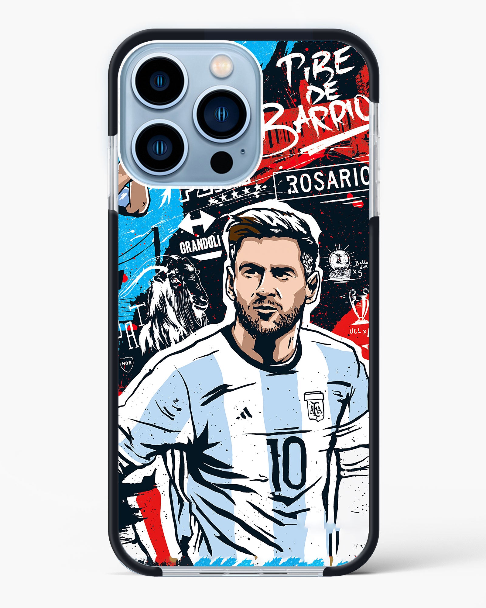 Messi Inspired Art Impact Drop Protection Case