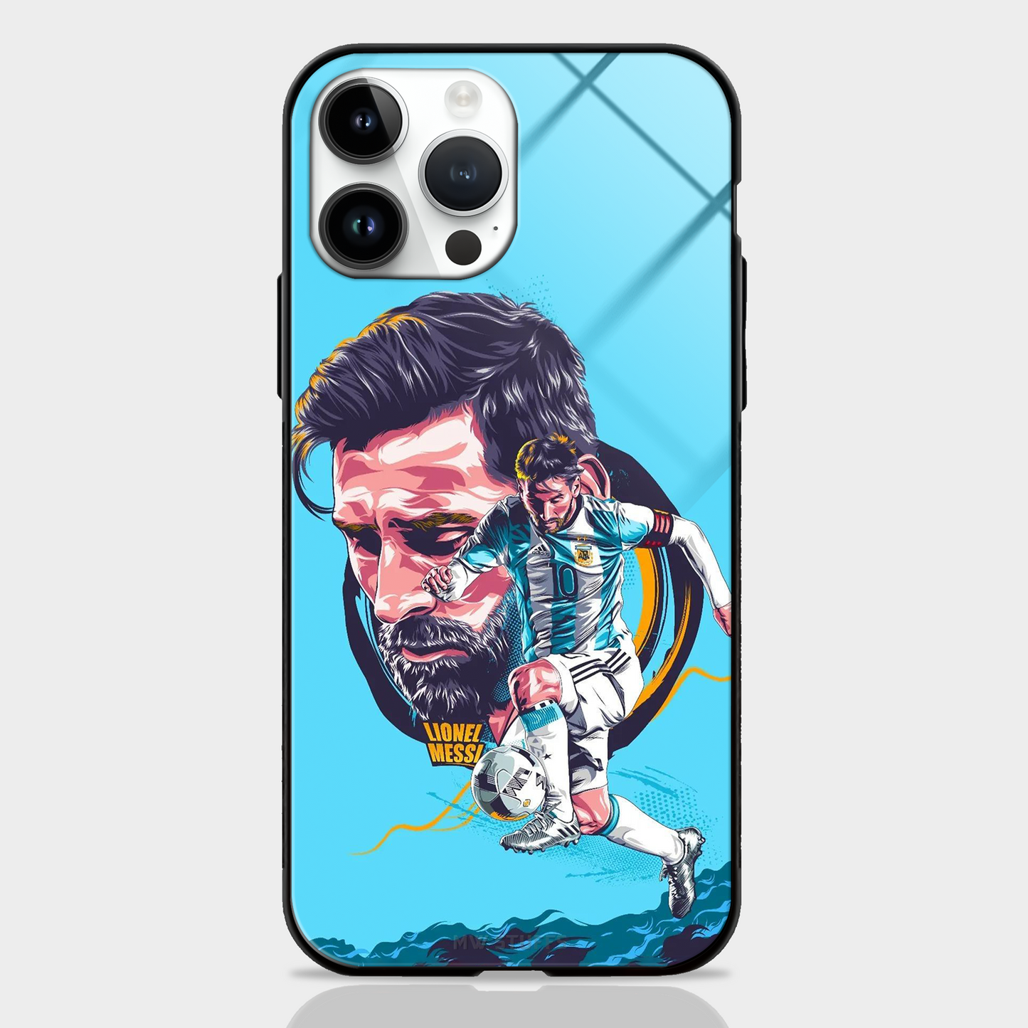 Messi Art Glass Case -  - MW Stuffs - 