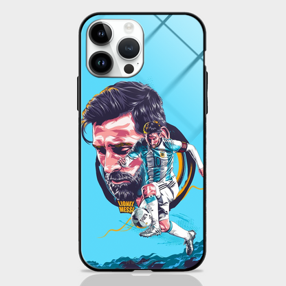 Messi Art Glass Case -  - MW Stuffs - 