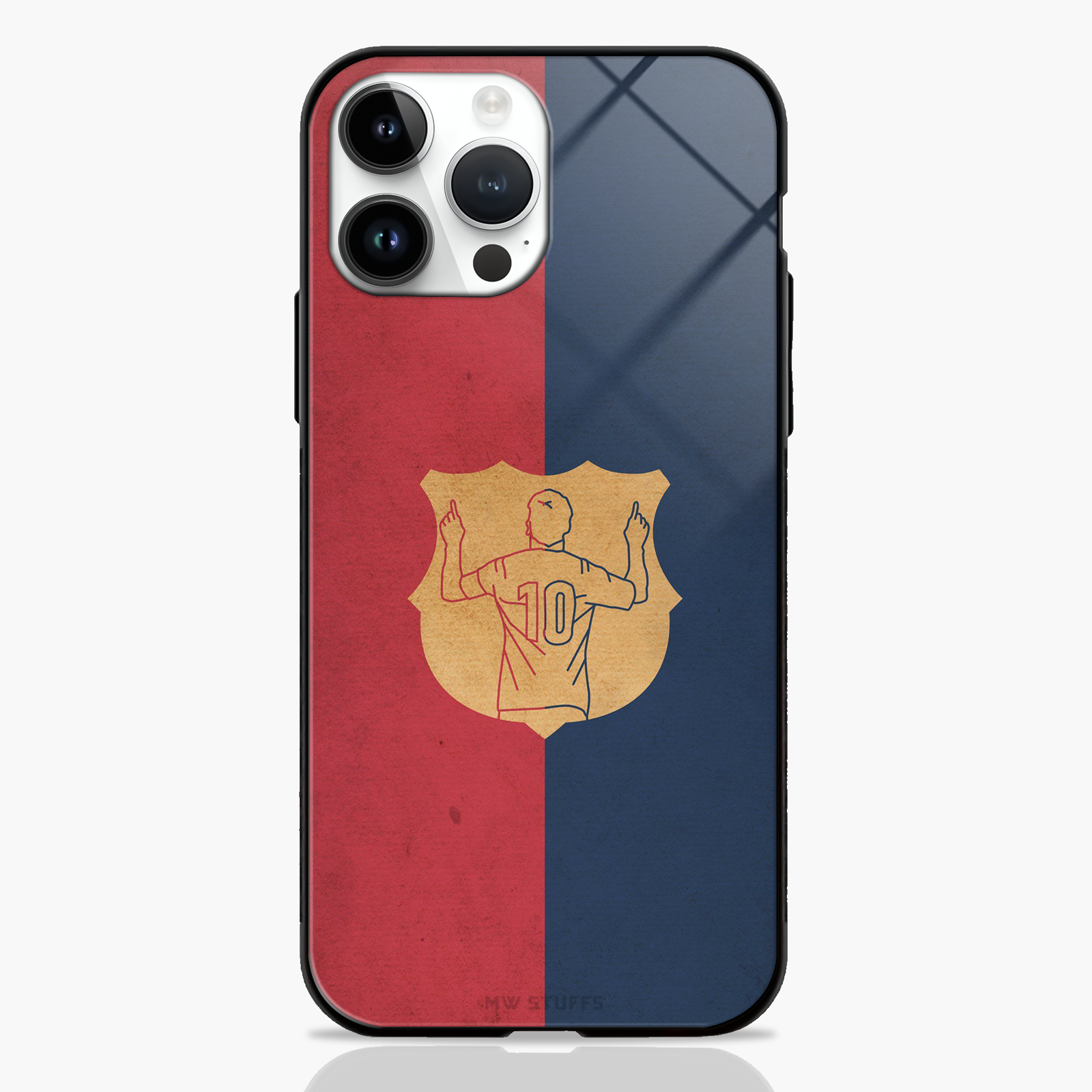 Messi Art Glass Case -  - MW Stuffs - 