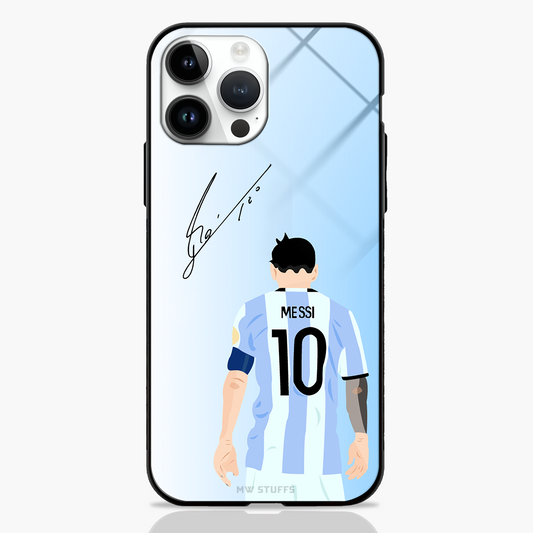 Messi Autograph Glass Case -  - MW Stuffs - 