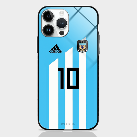 Messi Jersey No.10 Glass Case -  - MW Stuffs - 