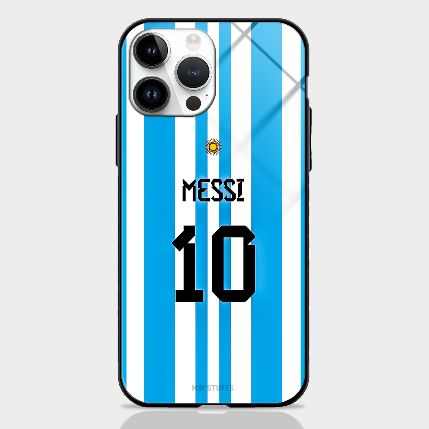 Messi Jersey No.10 Glass Case -  - MW Stuffs - 
