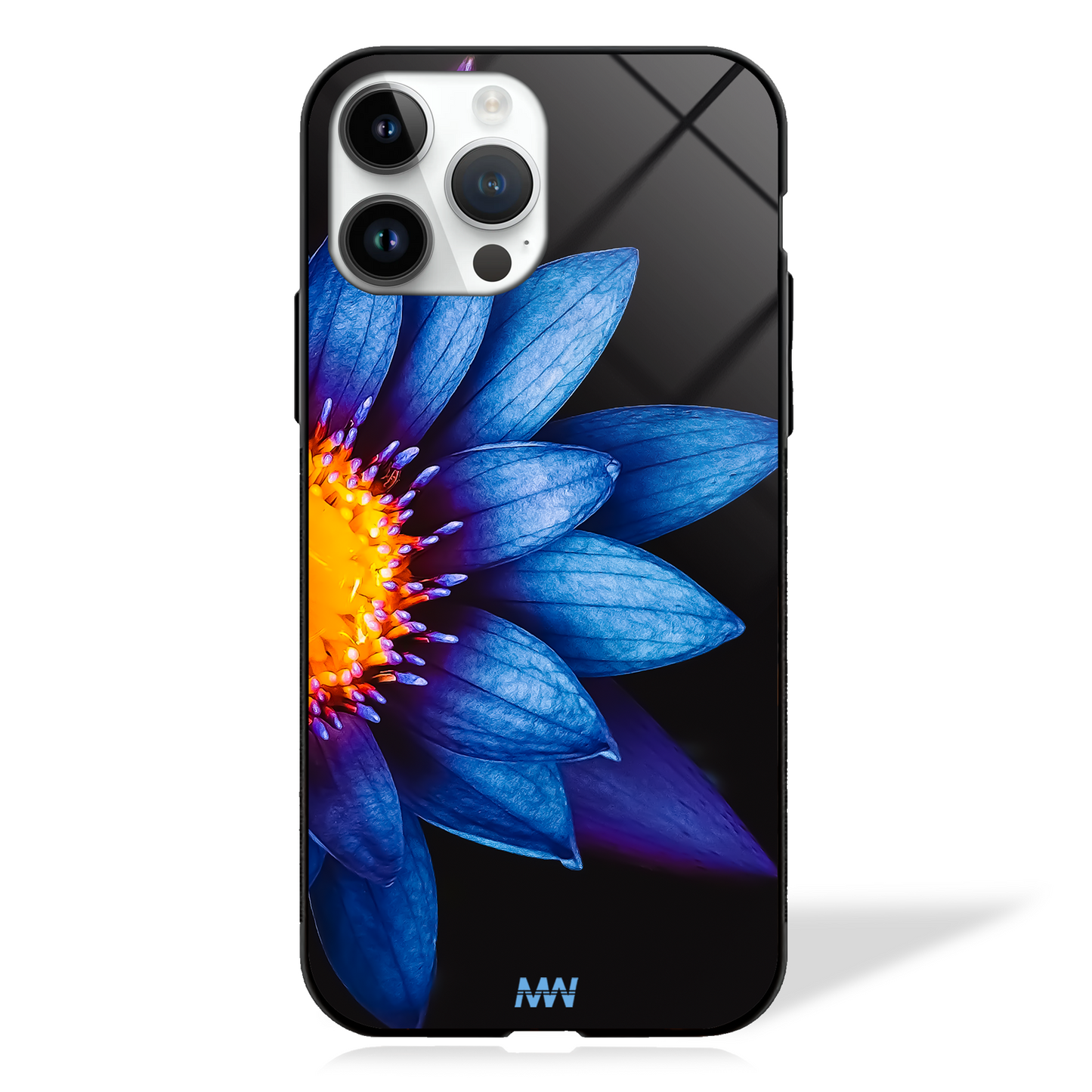 Midnight Blossom Premium GLASS CASE -  - MW Stuffs - 
