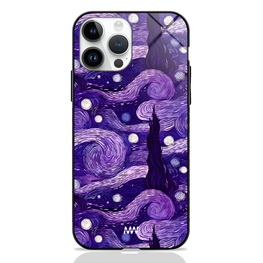 Midnight Castle Art Printed Glass Case -  - MW Stuffs - 
