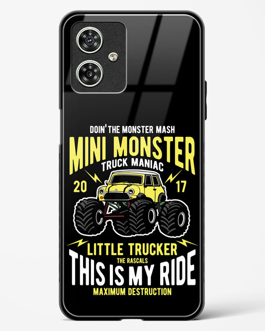 Mini Monster Truck Glass Phone Case-Moto G54 5G