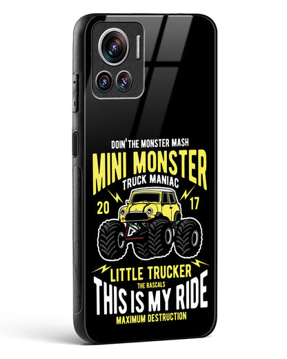 Mini Monster Truck Glass Phone Case-Motorola Edge 30 Ultra
