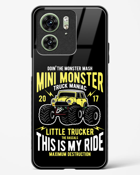 Mini Monster Truck Glass Phone Case-Motorola Edge 40