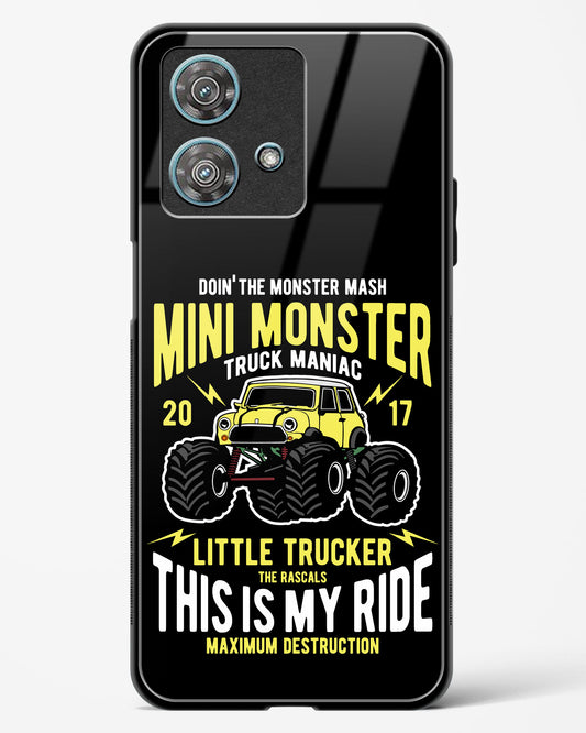 Mini Monster Truck Glass Phone Case-Motorola Edge 40 Neo