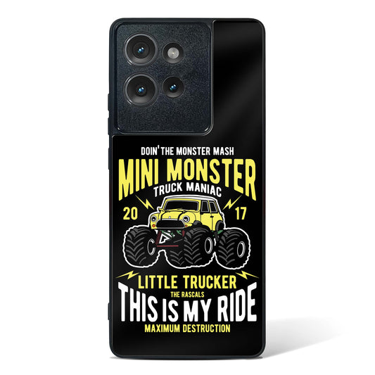 Mini Monster Truck Glass Phone Case-Motorola Edge 50