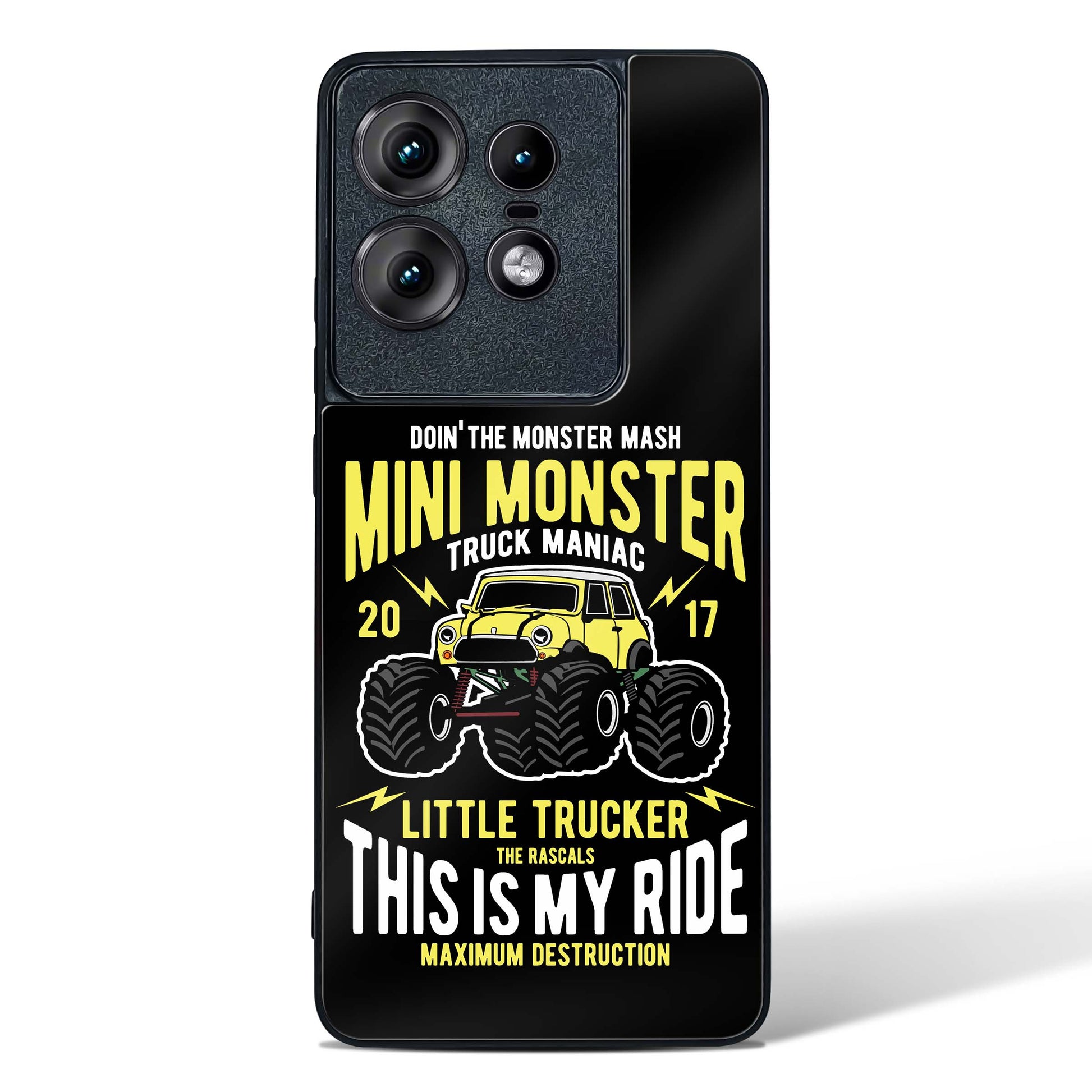Mini Monster Truck Glass Phone Case-Motorola Edge 50 Pro