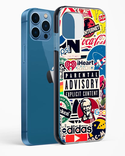 Mixed Brand Stickers Impact Drop Protection Case
