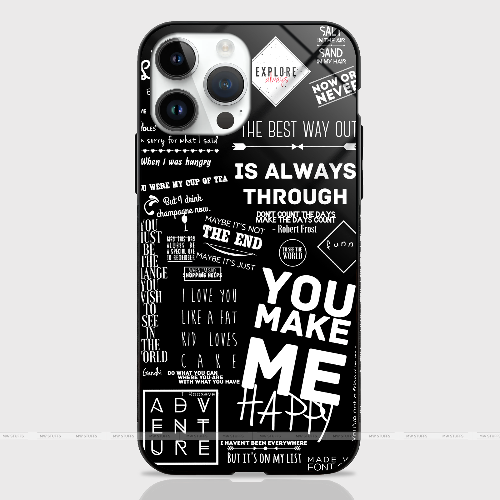 Mixed Lyrical Art GLASS CASE -  - MW Stuffs - 