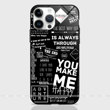 Mixed Lyrical Art GLASS CASE -  - MW Stuffs - 