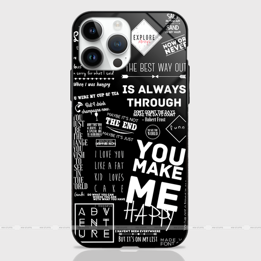 Mixed Lyrical Art GLASS CASE -  - MW Stuffs - 