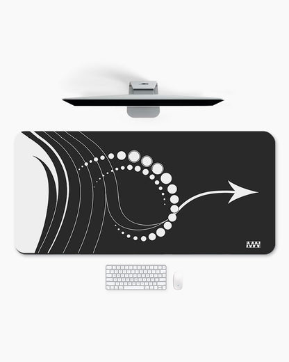 Momentum Spiral Precision in Motion Deskmat