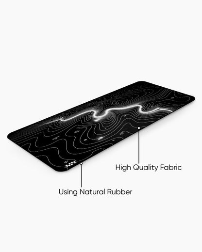 Monochrome Flow Deskmat