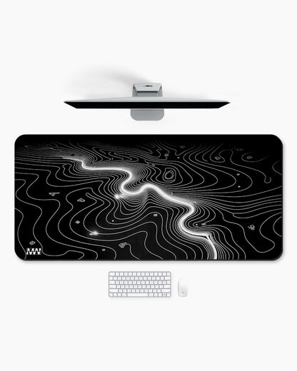 Monochrome Flow Deskmat