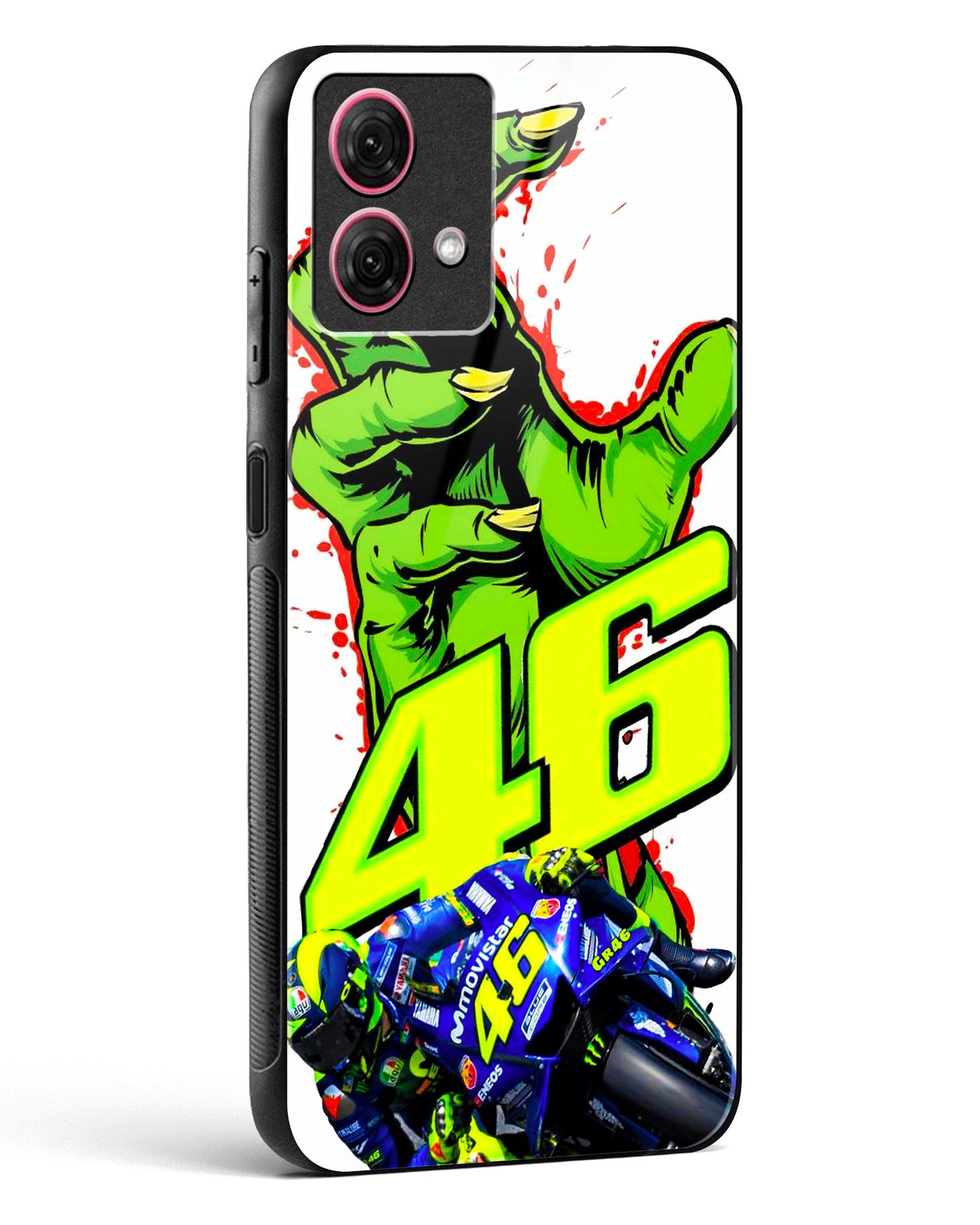 Monster Smash Racing Glass Phone Case-Moto G84 5G