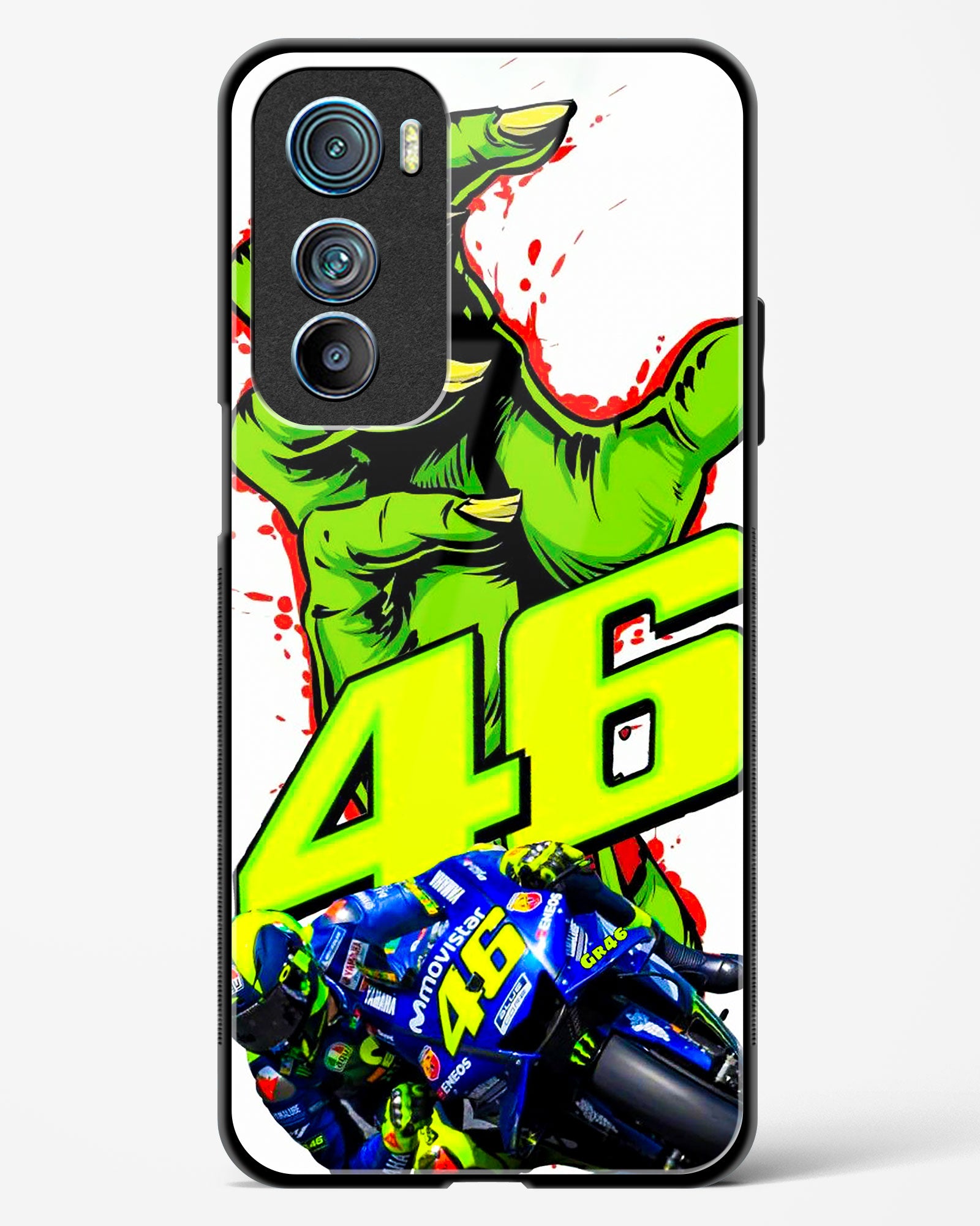Monster Smash Racing Glass Phone Case-Motorola Edge 30