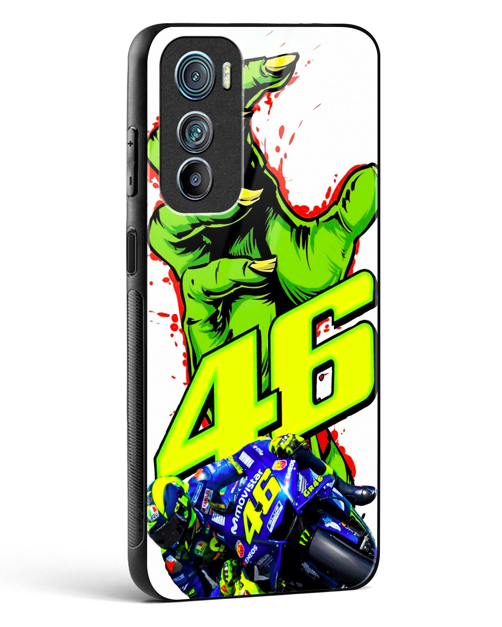 Monster Smash Racing Glass Phone Case-Motorola Edge 30