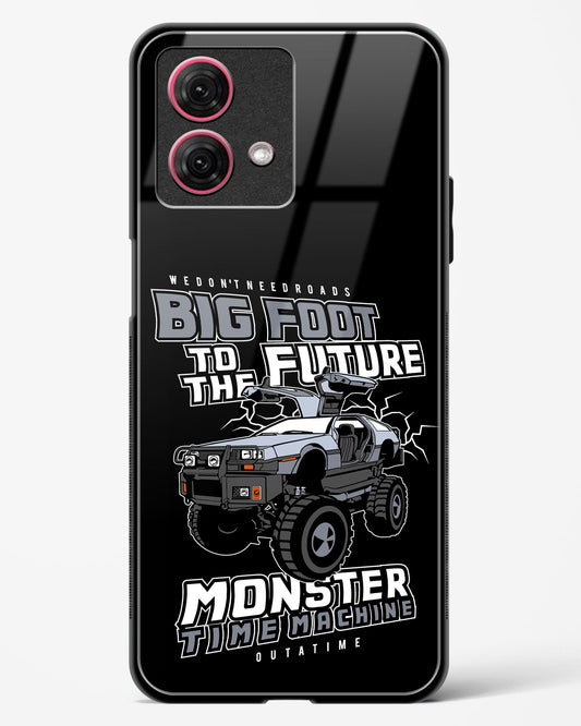 Monster Time Machine Glass Phone Case-Moto G84 5G