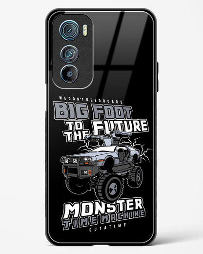 Monster Time Machine Glass Phone Case-Motorola Edge 30
