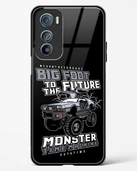 Monster Time Machine Glass Phone Case-Motorola Edge 30