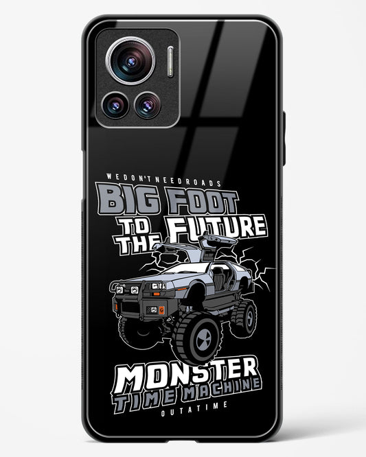 Monster Time Machine Glass Phone Case-Motorola Edge 30 Ultra