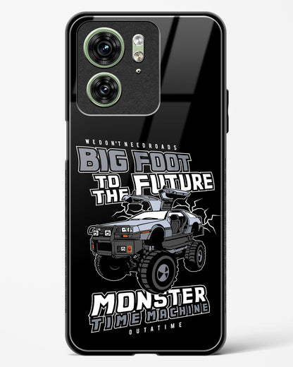 Monster Time Machine Glass Phone Case-Motorola Edge 40