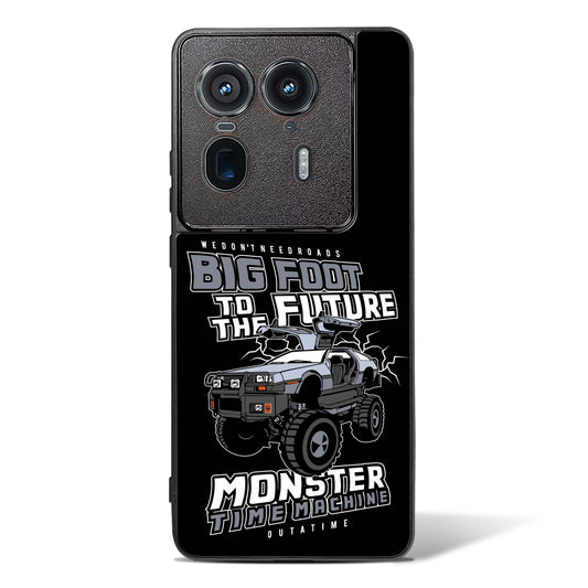 Monster Time Machine Glass Phone Case-Motorola Edge 50 Ultra